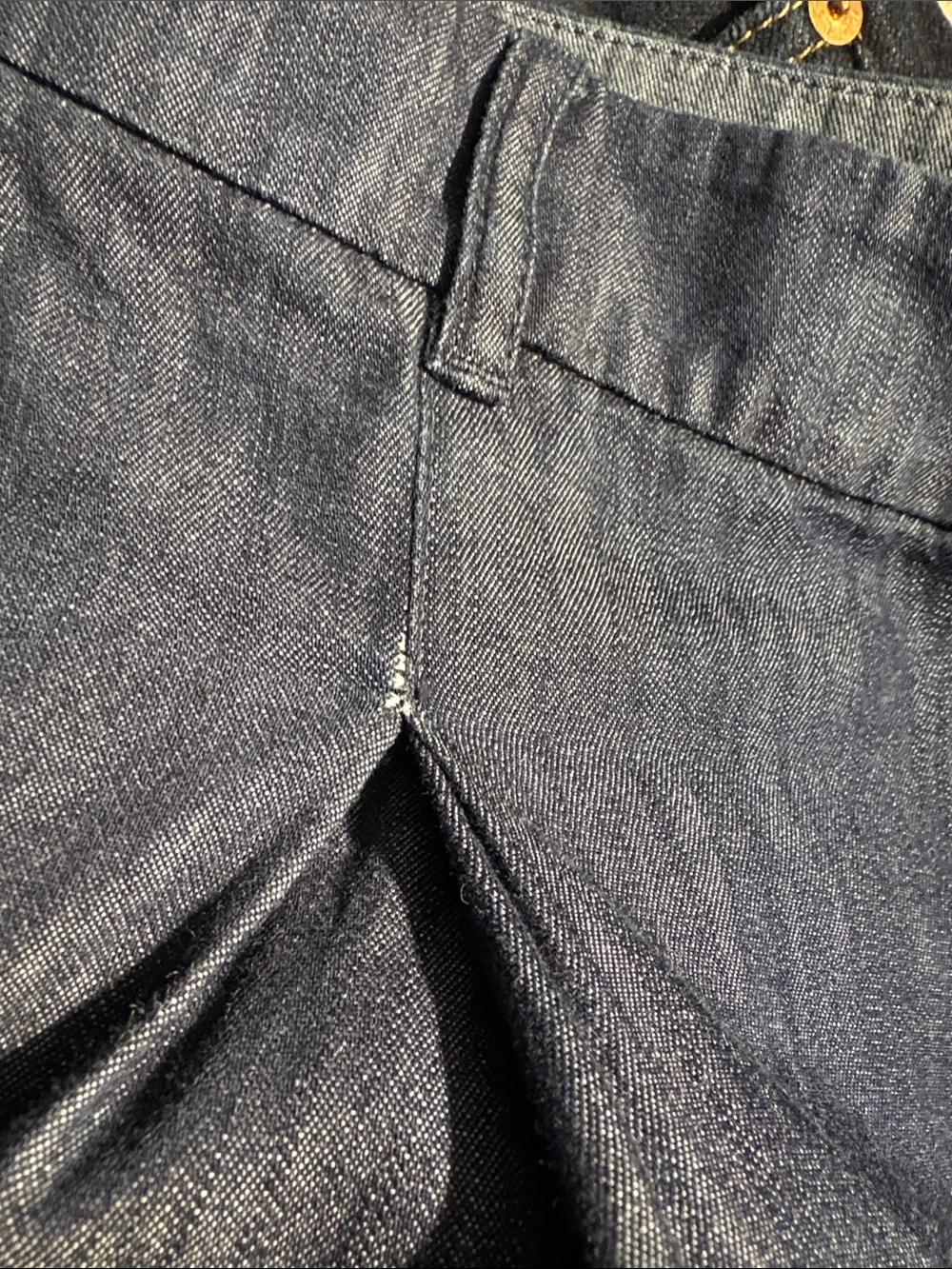 MaxMara Dark Blue Wide-Leg Jeans - Picture 6 of 7